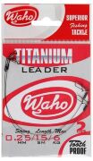 Поводок WAHO Titanium 0.25мм 6кг 15см 2шт/уп Поводок WAHO Titanium 0.25мм 6кг 15см 2шт/уп