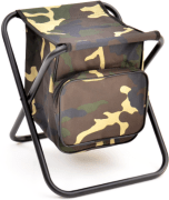 Табурет складной КЕДР средний сталь рамка в рамку с сумкой 33.5х29х42см труба 16х1мм STS-03