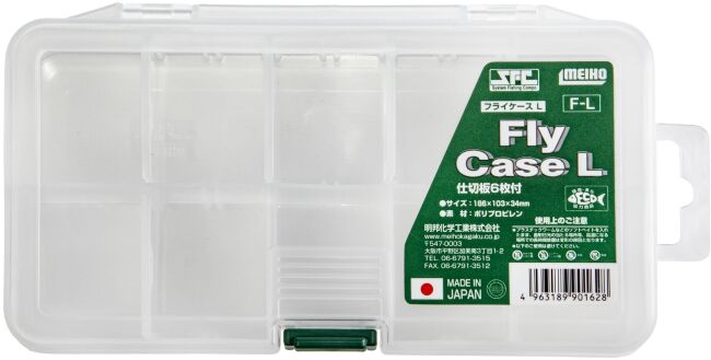 Коробка рыболов. Meiho SFC FLY CASE L 186x103x34
