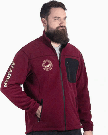 Куртка флисовая ALASKAN North Wind бордовый р.L AFJNWCL Куртка флисовая ALASKAN North Wind бордовый р.L AFJNWCL