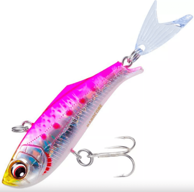 Воблер DUEL Hardcore Fintail Vibe 40S 40мм 4.0гр 1.2-2.2м F1080-WHPI