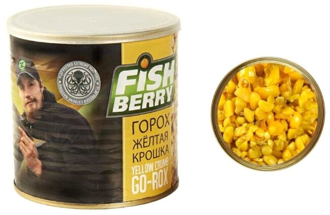 Зерновой микс FISHBERRY Гороховая крошка желтая (ваниль) 430мл Зерновой микс FISHBERRY Гороховая крошка желтая (ваниль) 430мл