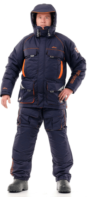 Костюм зимний GRAYLING «Камчатка» синий/оранж. 52-54: рост 170-176 Костюм зимний GRAYLING «Камчатка» синий/оранж. 52-54: рост 170-176