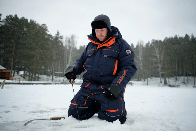 Костюм зимний GRAYLING «Камчатка» синий/оранж. 52-54: рост 170-176 Костюм зимний GRAYLING «Камчатка» синий/оранж. 52-54: рост 170-176