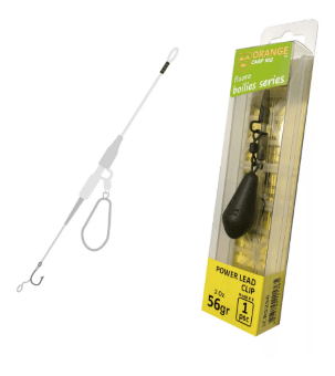Монтаж карповый LIFE ORANGE Power Lead Clip №117 56гр 1 hook #4 for boilies Монтаж карповый LIFE ORANGE Power Lead Clip №117 56гр 1 hook #4 for boilies