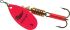 Блесна вращающаяся MEPPS Aglia Fluo Rose №4 9гр