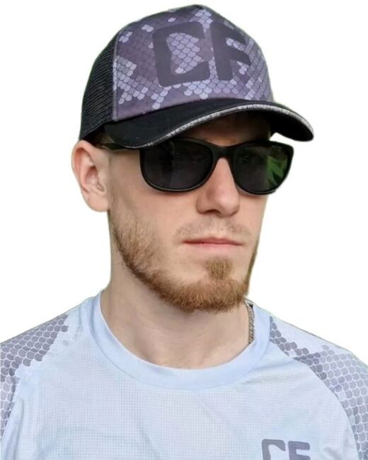 Бейсболка Crazy Fish Scale black Бейсболка Crazy Fish Scale black