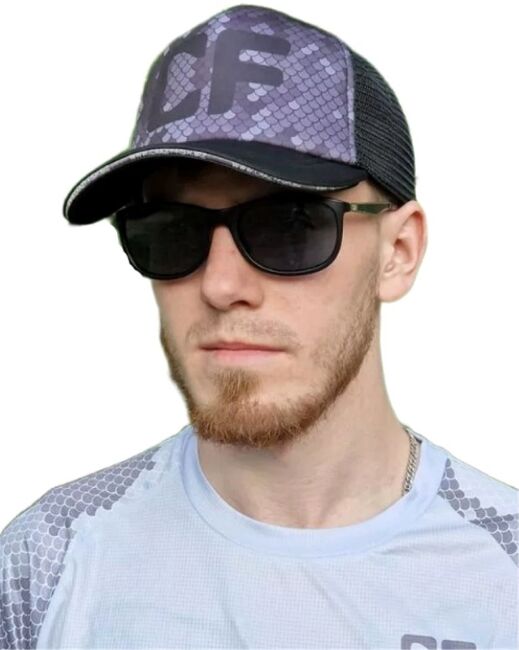 Бейсболка Crazy Fish Scale black Бейсболка Crazy Fish Scale black