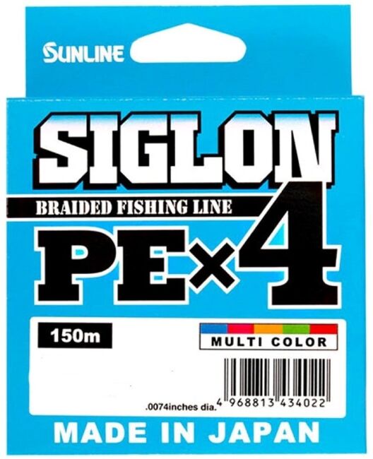 Плетёный шнур SUNLINE Siglon PEx4 150м #1.2/0.187мм 9.2кг Multi Color Плетёный шнур SUNLINE Siglon PEx4 150м #1.2/0.187мм 9.2кг Multi Color