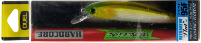 Воблер DUEL Hardcore Minnow Flat 95F 95мм 10.5гр 0.0-0.5м F1126-SAY