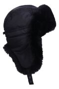 Шапка-ушанка RED MAPLE черная, п/э р:56