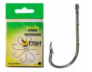 Крючок FISH SEASON Baitholder-Ring №8 колечко черный с насечками 9шт/уп 11014-08F Крючок FISH SEASON Baitholder-Ring №8 колечко черный с насечками 9шт/уп 11014-08F