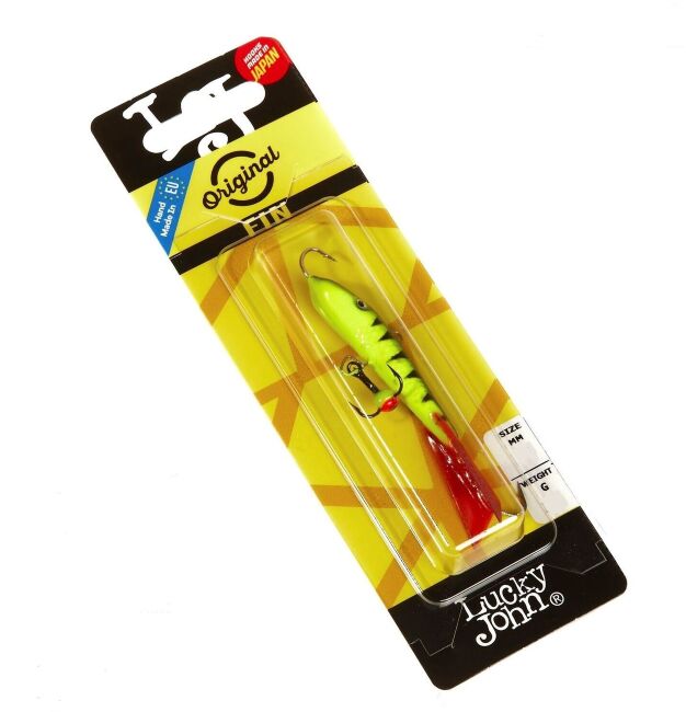 Балансир Lucky John FIN 4 с тройником 60мм 11гр/31RT блистер 71413-31RT