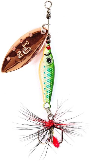 Блесна вращающаяся LUCKY JOHN Trian Blade Long 6.0гр #005 LJTBL6-005