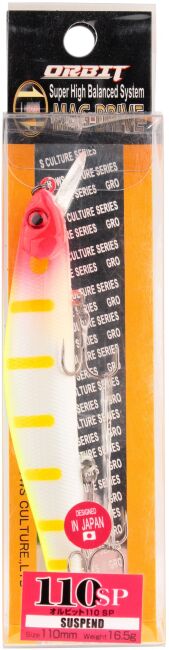 Воблер GROWS CULTURE Orbit 110SP 110мм 16.5гр до 1.1м #338R Воблер GROWS CULTURE Orbit 110SP 110мм 16.5гр до 1.1м #338R