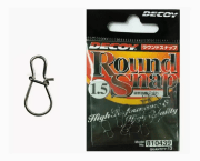 Застежка DECOY Round Snap SN-1 №1.5 24lb/11кг черный 13шт/уп (810439)
