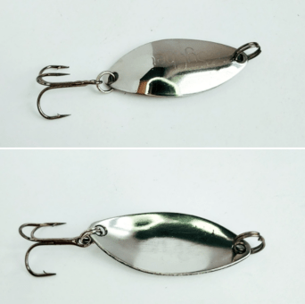 Блесна "Русская приманка" КОЛИБРИ 4,5 см/4,4 гр. Серебро/глянец Блесна "Русская приманка" КОЛИБРИ 4,5 см/4,4 гр. Серебро/глянец