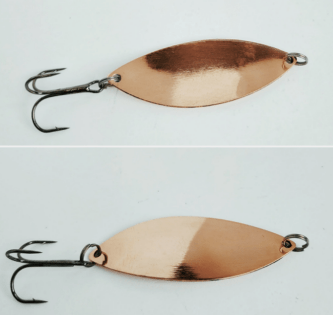 Блесна "Русская приманка" СЕНЕЖ 7 см/12 гр. Медь/глянец