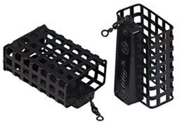 Кормушка ЛИМАН Feeder Прямоугольная литая метал краш смещ.центр дно 50гр