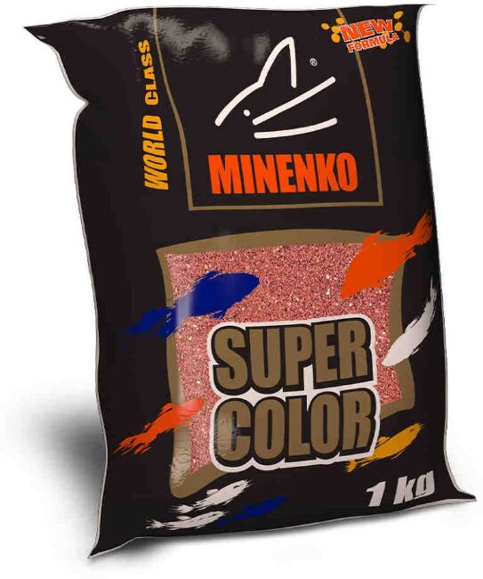 Прикормка MINENKO Super Color Уклея красный 1кг