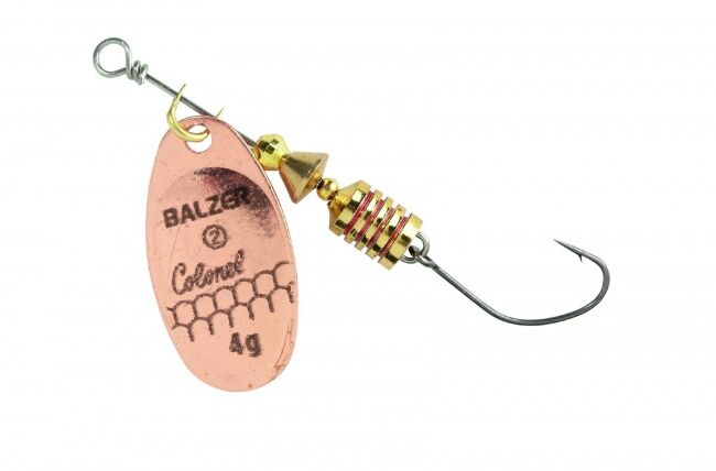 Блесна вращающаяся BALZER Colonel Z Cooper 4гр, 13092 004 Блесна вращающаяся BALZER Colonel Z Cooper 4гр, 13092 004