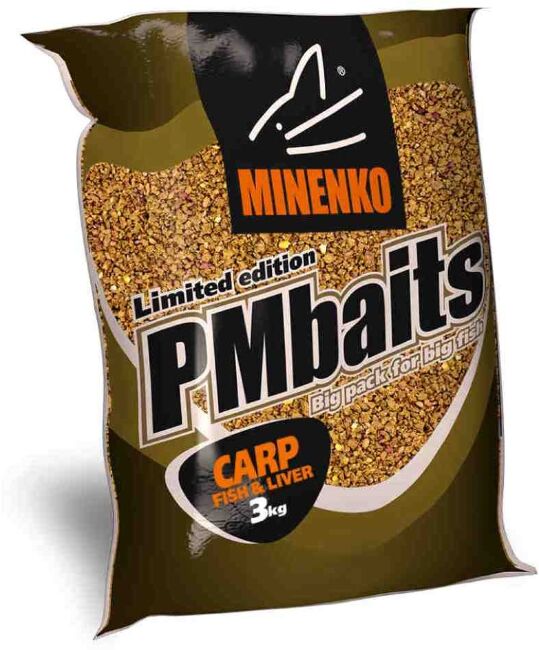 Прикормка MINENKO PM Baits Carp Fish&Liver (рыба и печень) 3кг Прикормка MINENKO PM Baits Carp Fish&Liver (рыба и печень) 3кг