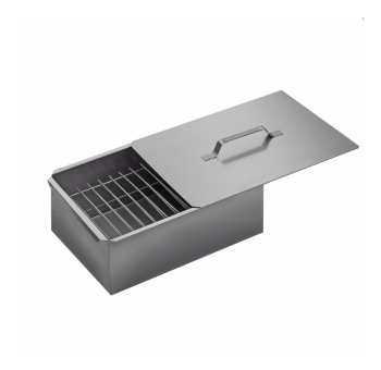 Коптильня ТПФ ТЕХНОЛИТ двухъярусная с поддоном нерж сталь:0.8мм 48х28х17см 10-01-0020