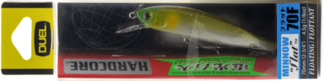 Воблер DUEL Hardcore Minnow Flat 70F 70мм 4.5гр 0.0-0.5м F1125-SAY