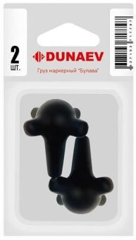 Груз маркерный DUNAEV Булава 80гр 2шт/уп Груз маркерный DUNAEV Булава 80гр 2шт/уп