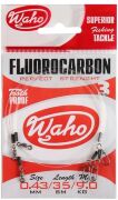 Поводок WAHO Fluorocarbon 0.43мм 9кг 35см 3шт/уп Поводок WAHO Fluorocarbon 0.43мм 9кг 35см 3шт/уп