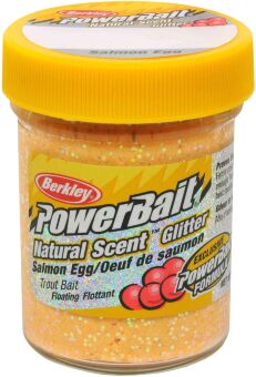 Паста форелевая Berkley Powerbait Natural Scent Glitter Trout Bait (50г) Salmon Egg Peach 1203185 Паста форелевая Berkley Powerbait Natural Scent Glitter Trout Bait (50г) Salmon Egg Peach 1203185