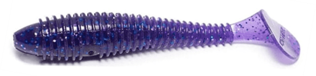 Виброхвост KEITECH Swing Impact FAT 3.8" EA#04 Violet 9.7см 8.5гр 6шт/уп