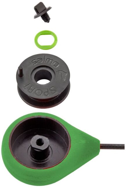 Удочка-балалайка зимняя Salmo SPORT 23см зеленая