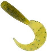 Твистер ALLVEGA Flutter Tail Grub 8см 3.6гр 7шт/уп #016 green pumpkin Твистер ALLVEGA Flutter Tail Grub 8см 3.6гр 7шт/уп #016 green pumpkin