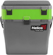 Рыболовный ящик HELIOS 19л, две секции, серый/зелёный HS-IB-19-GG Рыболовный ящик HELIOS 19л, две секции, серый/зелёный HS-IB-19-GG