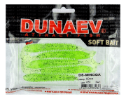 Приманка DS-MINOGA 90мм 5шт/уп, цвет (351) шартрез, блестки черные