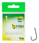 Крючок FISH SEASON Sode-Ring №1 колечко черный 10шт/уп 10006-01F Крючок FISH SEASON Sode-Ring №1 колечко черный 10шт/уп 10006-01F