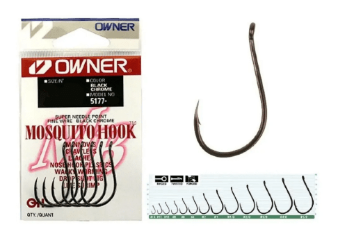 Одинарный крючок OWNER 5177(BC)-111#1/0, 7шт Одинарный крючок OWNER 5177(BC)-111#1/0, 7шт