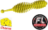 Силиконовая приманка FRESH LURES Little Rat 2.7”/68мм Сыр #103 6шт/уп