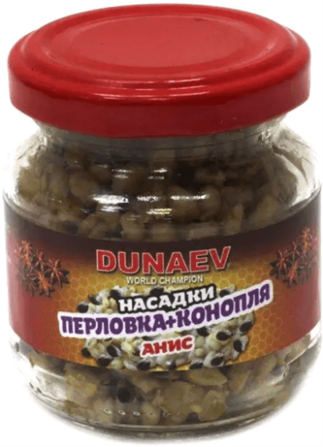 Насадка стеклобанка DUNAEV Перловка+Конопля 100мл Анис Насадка стеклобанка DUNAEV Перловка+Конопля 100мл Анис