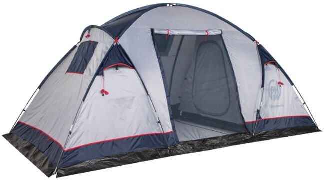 Палатка кемпинговая "Cassiopeia 4"  Синий/Серый