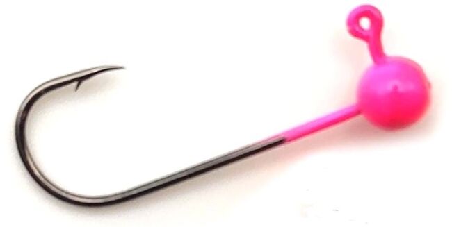 Джиг-головка TROUTTHEME крючок Gamakatsu №4  0.50гр #розовый 1шт.