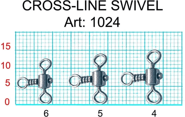 Вертлюжок цилиндрический на три направления FISH SEASON №4 35кг 7шт/уп 1024-04F Вертлюжок цилиндрический на три направления FISH SEASON №4 35кг 7шт/уп 1024-04F