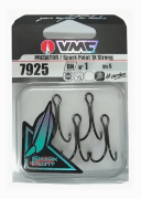 Крючок двойной VMC 7925 BN №1 кованый 5шт/уп (Spark Point) Крючок двойной VMC 7925 BN №1 кованый 5шт/уп (Spark Point)