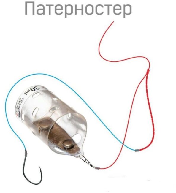 Оснастка фидерная LEVSHA NN патерностер № 23 (ос 0.3/пов 0.2/кр #10)