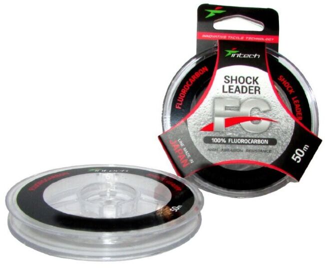 Леска флюорокарбон Intech FC Shock Leader 50m, 0.373mm, 7.7kg Леска флюорокарбон Intech FC Shock Leader 50m, 0.373mm, 7.7kg