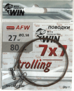 Поводок WIN Trollihg 7х7 (AFW) 27кг 80см 1шт/уп С49-27-80 Поводок WIN Trollihg 7х7 (AFW) 27кг 80см 1шт/уп С49-27-80