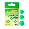 Бусина пластик FISH SEASON Plastic Bead Green/Glow Ø5мм зелёная со светонакоп 20шт/уп XA-9260-G5