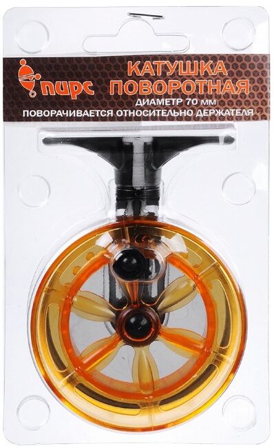 Катушка проводочная ПИРС, поворотная , поликарбонат Ø70мм цвет:ЧО (чёрно-оранжевый) Катушка проводочная ПИРС, поворотная , поликарбонат Ø70мм цвет:ЧО (чёрно-оранжевый)