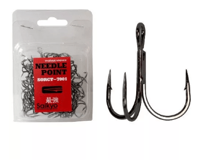 Крючок тройной SAIKYO SORCT7001 BN №3/0 1шт Крючок тройной SAIKYO SORCT7001 BN №3/0 1шт